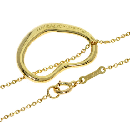 TIFFANY&Co. Open heart Necklace K18 Yellow Gold Ladies [Used]