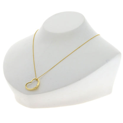 TIFFANY&Co. Open heart Necklace K18 Yellow Gold Ladies [Used]