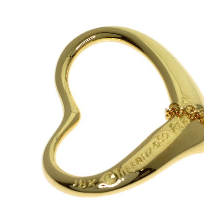 TIFFANY&Co. Open heart Necklace K18 Yellow Gold Ladies [Used]