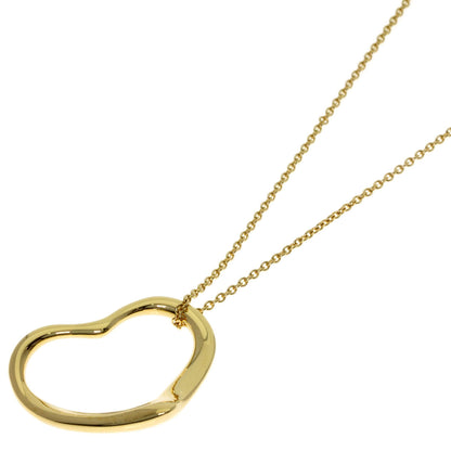 TIFFANY&Co. Open heart Necklace K18 Yellow Gold Ladies [Used]