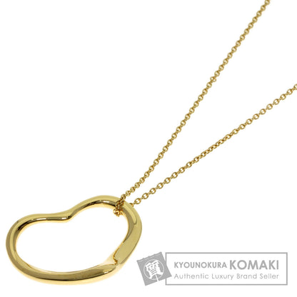 TIFFANY&Co. Open heart Necklace K18 Yellow Gold Ladies [Used]