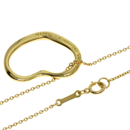 TIFFANY&Co. Open heart Necklace K18 Yellow Gold Ladies [Used]