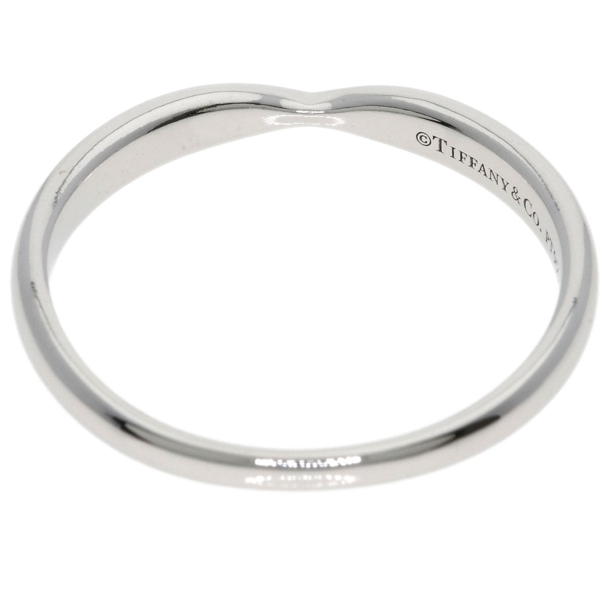 TIFFANY&Co. Harmony Wedding Ring Platinum PT950 Ladies [Used]