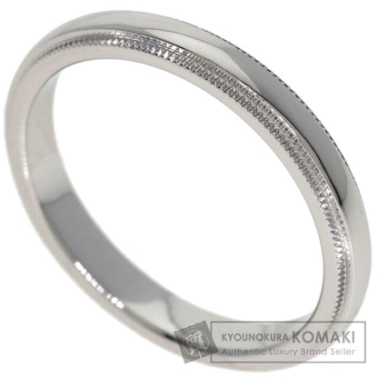 TIFFANY&Co. Milgrain Ring Platinum PT950 Ladies [Used]