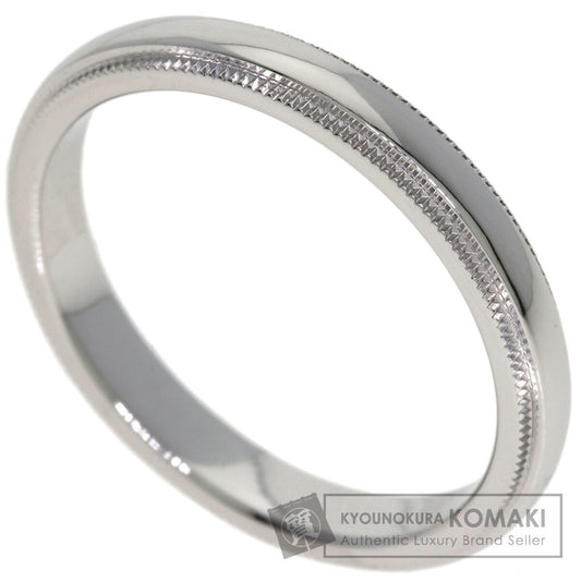 TIFFANY&Co. Milgrain Ring Platinum PT950 Ladies [Used]