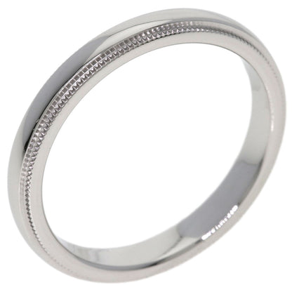 TIFFANY&Co. Milgrain Ring Platinum PT950 Ladies [Used]
