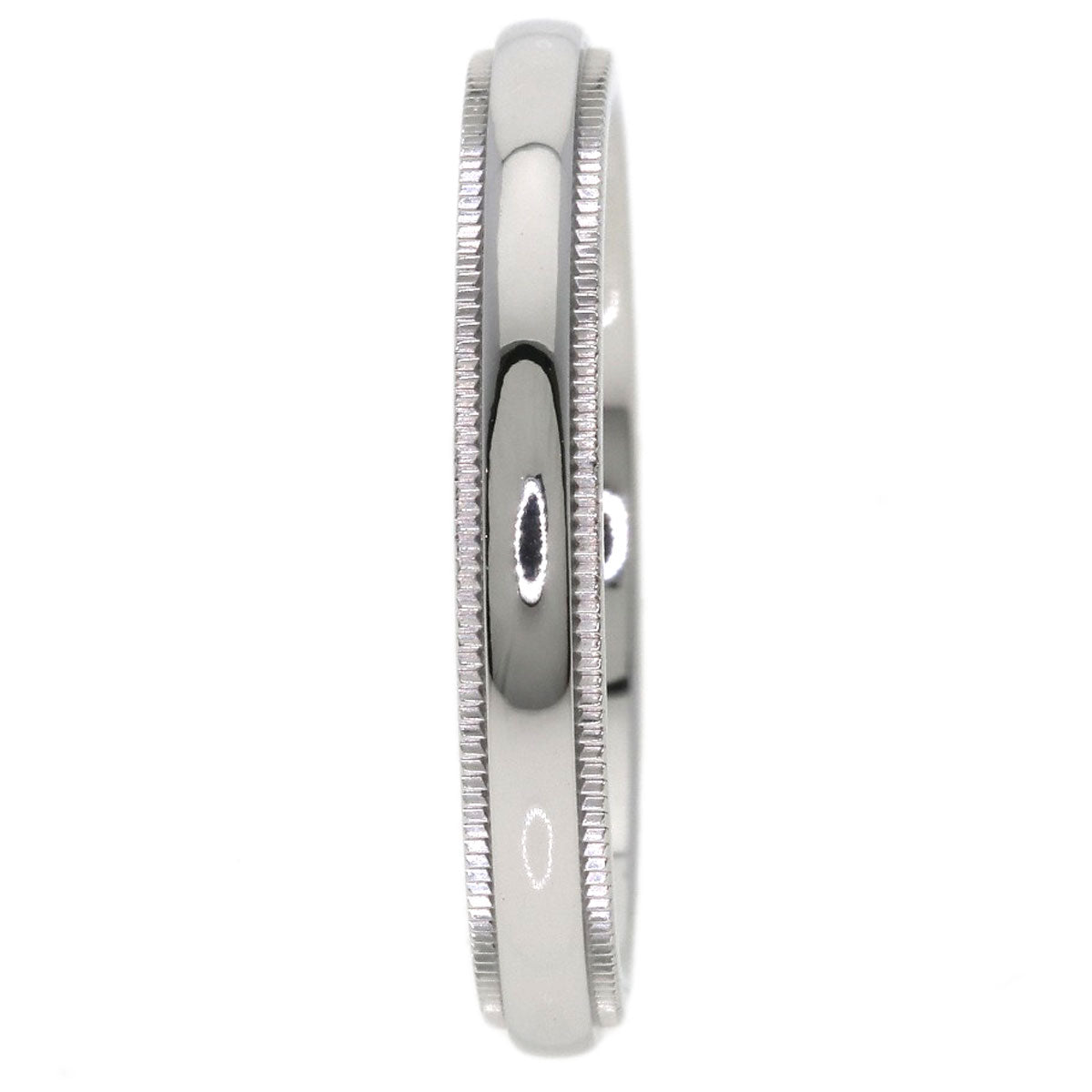 TIFFANY&Co. Milgrain Ring Platinum PT950 Ladies [Used]
