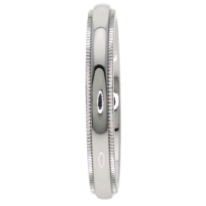 TIFFANY&Co. Milgrain Ring Platinum PT950 Ladies [Used]