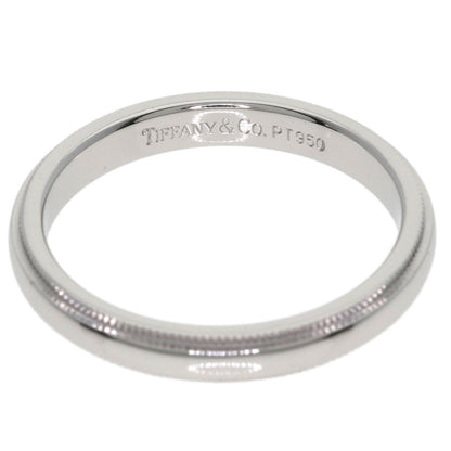TIFFANY&Co. Milgrain Ring Platinum PT950 Ladies [Used]