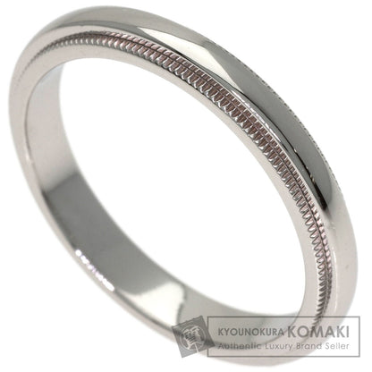 TIFFANY&Co. Milgrain Ring Platinum PT950 Ladies [Used]