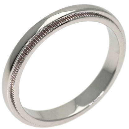 TIFFANY&Co. Milgrain Ring Platinum PT950 Ladies [Used]
