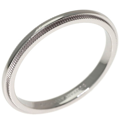 TIFFANY&Co. Milgrain Ring Platinum PT950 Ladies [Used]
