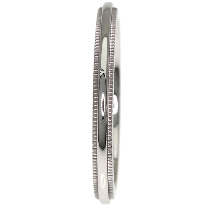 TIFFANY&Co. Milgrain Ring Platinum PT950 Ladies [Used]
