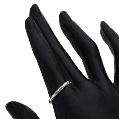 TIFFANY&Co. Milgrain Ring Platinum PT950 Ladies [Used]