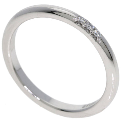 TIFFANY&Co. Forever 3P Diamond Ring Platinum PT950 Ladies [Used]