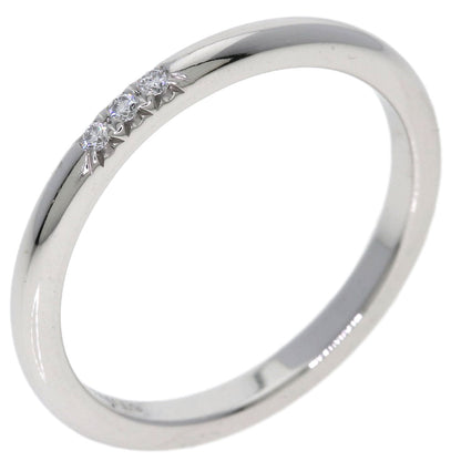 TIFFANY&Co. Forever 3P Diamond Ring Platinum PT950 Ladies [Used]