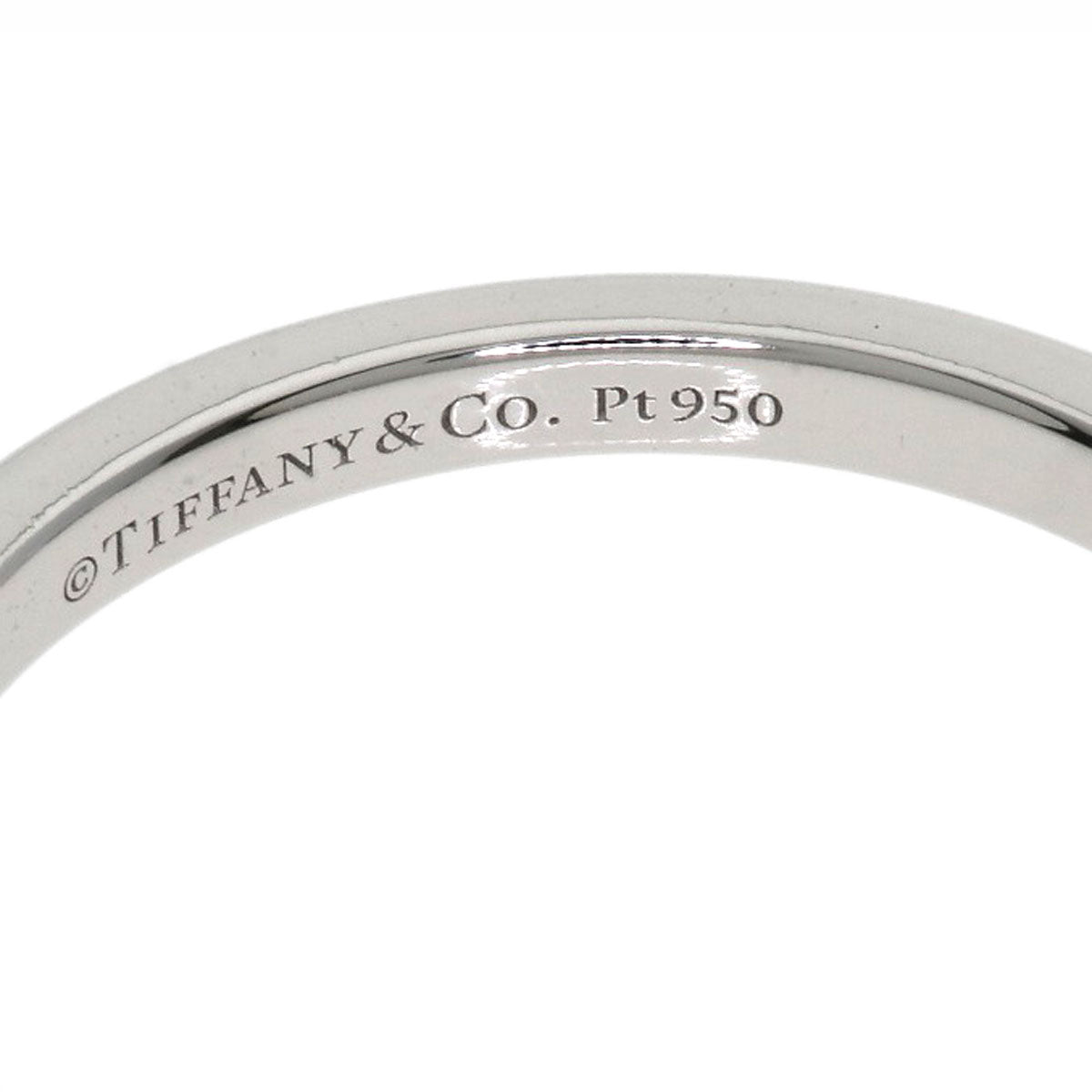 TIFFANY&Co. Forever 3P Diamond Ring Platinum PT950 Ladies [Used]