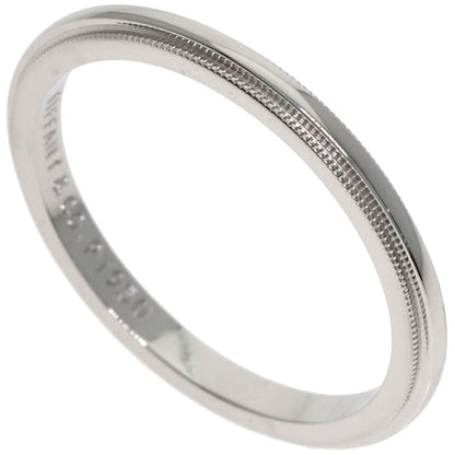 TIFFANY&Co. Milgrain Ring Platinum PT950 Ladies [Used]