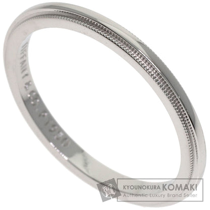 TIFFANY&Co. Milgrain Ring Platinum PT950 Ladies [Used]