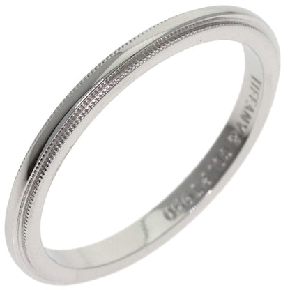 TIFFANY&Co. Milgrain Ring Platinum PT950 Ladies [Used]