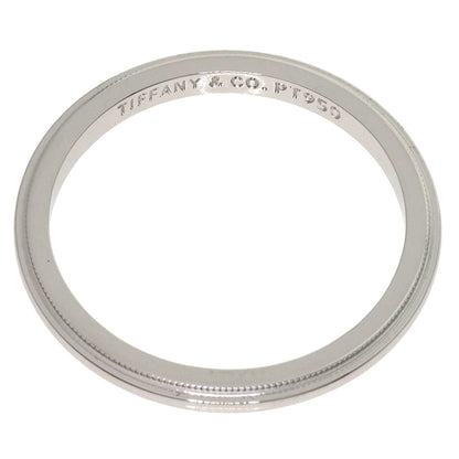 TIFFANY&Co. Milgrain Ring Platinum PT950 Ladies [Used]