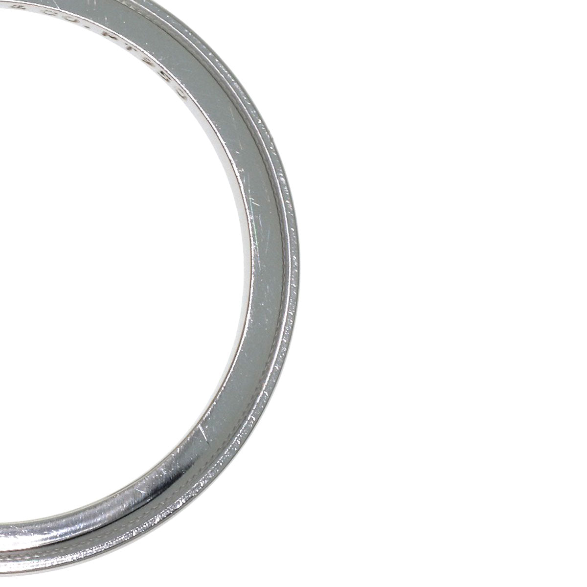 TIFFANY&Co. Milgrain Ring Platinum PT950 Ladies [Used]