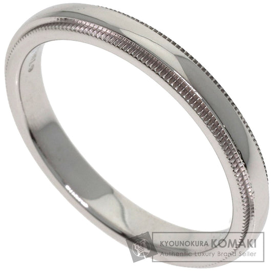TIFFANY&Co. Milgrain Ring Platinum PT950 Ladies [Used]