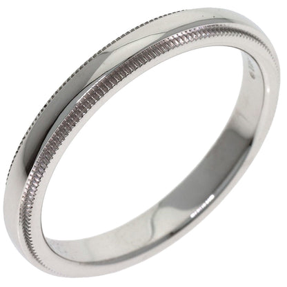 TIFFANY&Co. Milgrain Ring Platinum PT950 Ladies [Used]