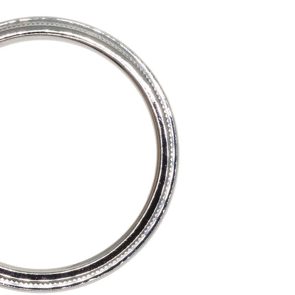 TIFFANY&Co. Milgrain Ring Platinum PT950 Ladies [Used]