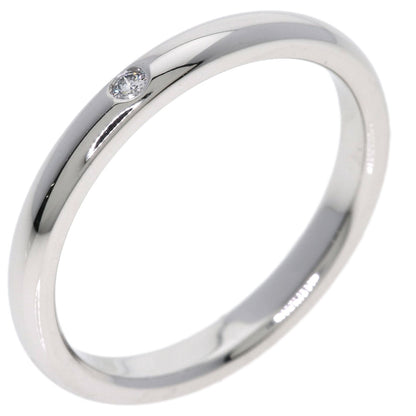 TIFFANY&Co. Wedding 1P Diamond Ring Platinum PT950 Ladies [Used]