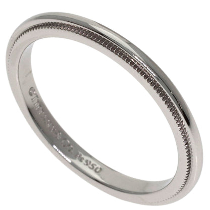 TIFFANY&Co. Milgrain Ring Platinum PT950 Ladies [Used]