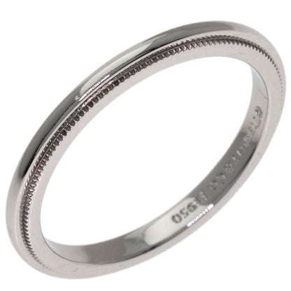 TIFFANY&Co. Milgrain Ring Platinum PT950 Ladies [Used]
