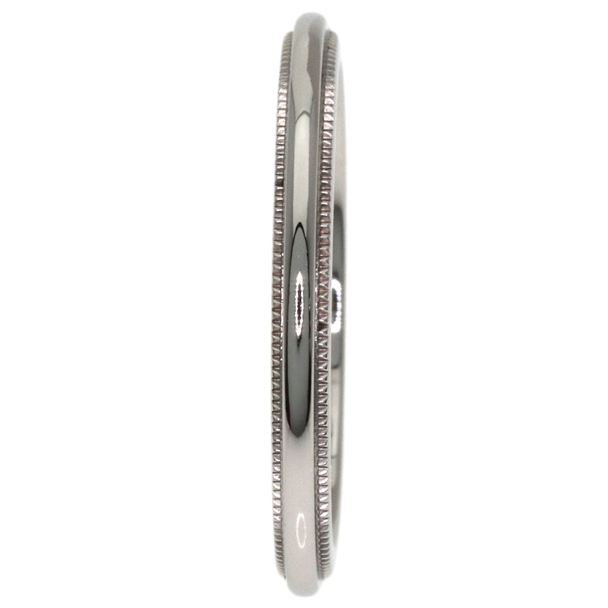TIFFANY&Co. Milgrain Ring Platinum PT950 Ladies [Used]