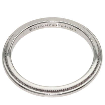 TIFFANY&Co. Milgrain Ring Platinum PT950 Ladies [Used]