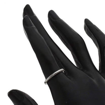 TIFFANY&Co. Milgrain Ring Platinum PT950 Ladies [Used]