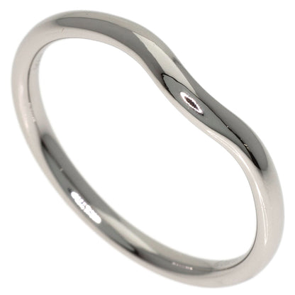 TIFFANY&Co. Curved band Ring Platinum PT950 Ladies [Used]