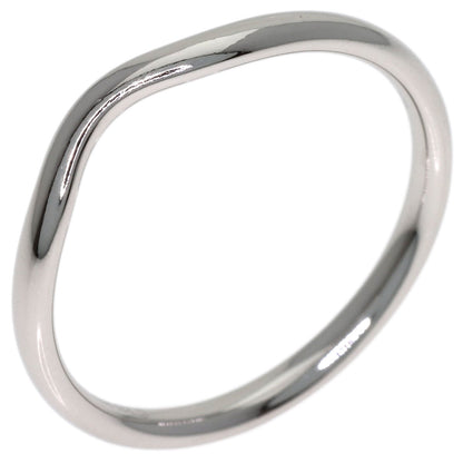 TIFFANY&Co. Curved band Ring Platinum PT950 Ladies [Used]