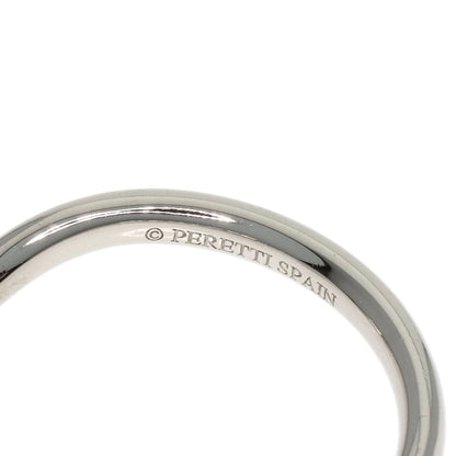 TIFFANY&Co. Curved band Diamond Ring Platinum PT950 Ladies [Used]