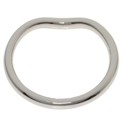 TIFFANY&Co. Curved band Diamond Ring Platinum PT950 Ladies [Used]