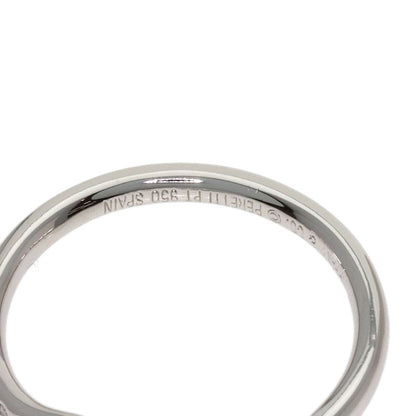 TIFFANY&Co. Curved band Diamond Ring Platinum PT950 Ladies [Used]