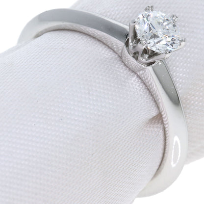 TIFFANY&Co. Solitaire Diamond Ring Platinum PT950 Ladies [Used]