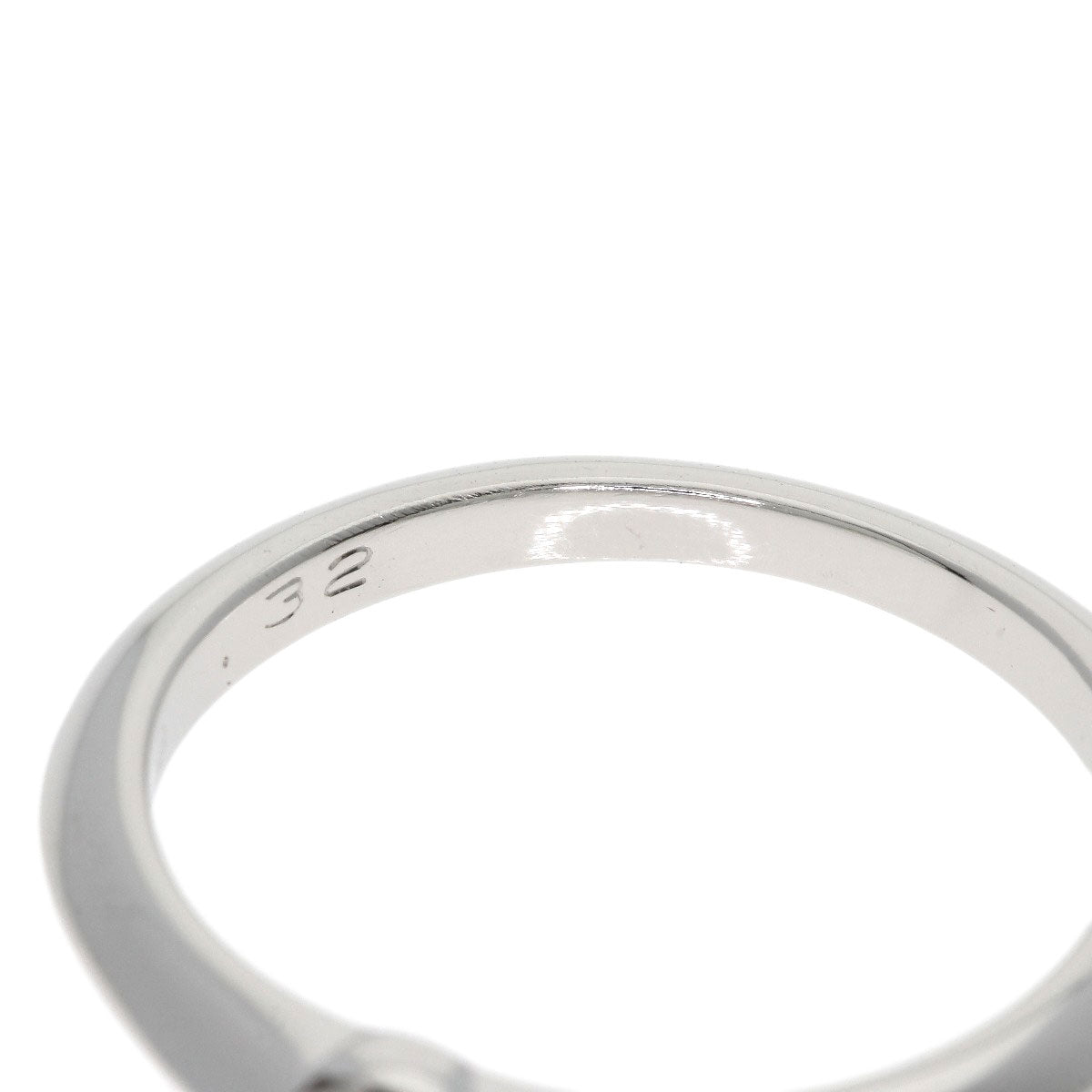 TIFFANY&Co. Solitaire Diamond Ring Platinum PT950 Ladies [Used]