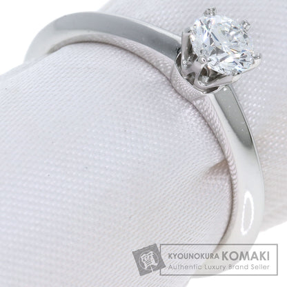 TIFFANY&Co. Solitaire Diamond Ring Platinum PT950 Ladies [Used]