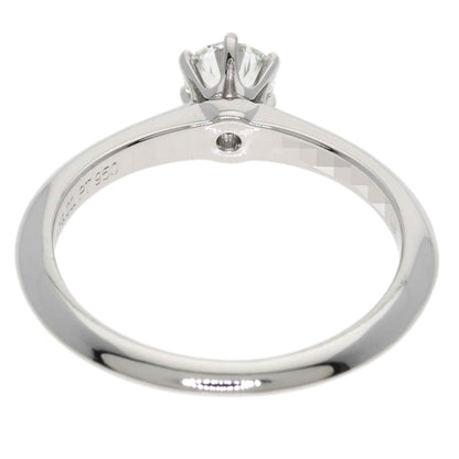 TIFFANY&Co. Solitaire Diamond Ring Platinum PT950 Ladies [Used]