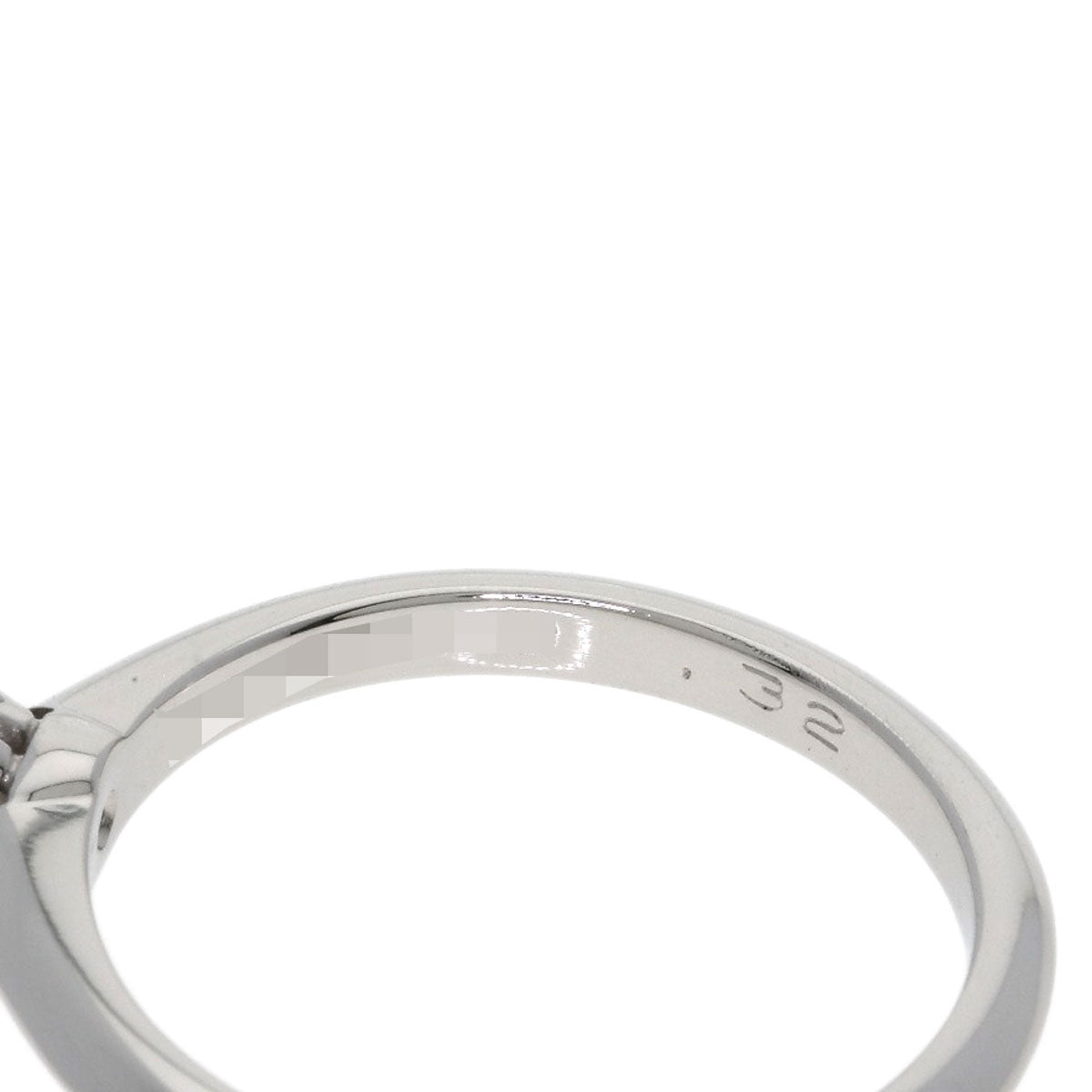 TIFFANY&Co. Solitaire Diamond Ring Platinum PT950 Ladies [Used]