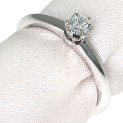 TIFFANY&Co. Solitaire Diamond Ring Platinum PT950 Ladies [Used]