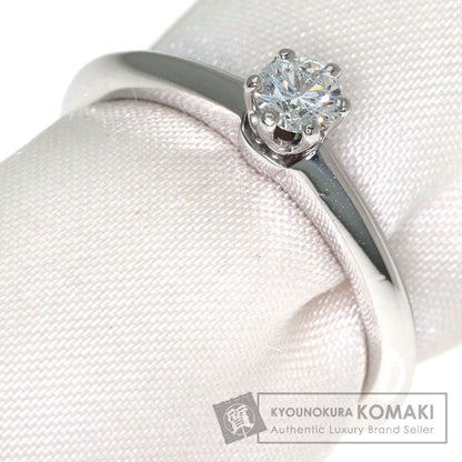 TIFFANY&Co. Solitaire Diamond Ring Platinum PT950 Ladies [Used]