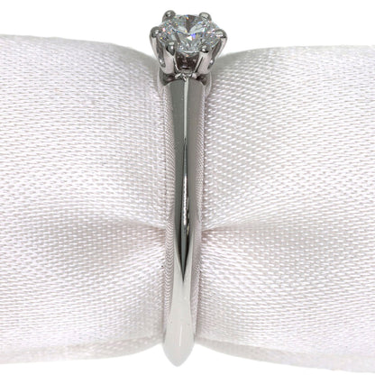 TIFFANY&Co. Solitaire Diamond Ring Platinum PT950 Ladies [Used]