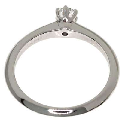 TIFFANY&Co. Solitaire Diamond Ring Platinum PT950 Ladies [Used]