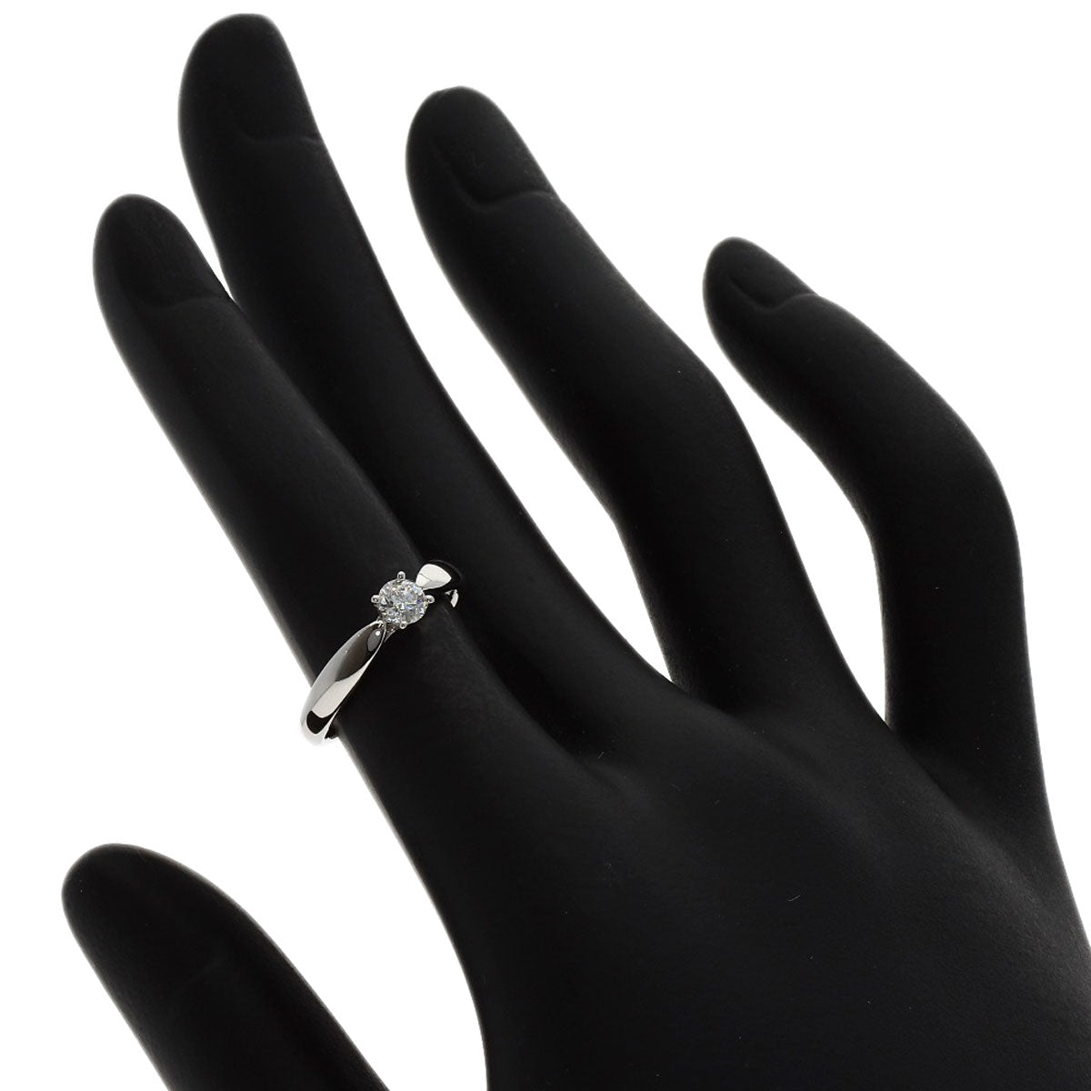 TIFFANY&Co. Harmony Solitaire Diamond Ring Platinum PT950 Ladies [Used]